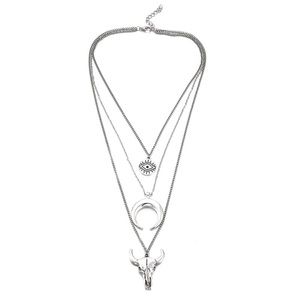 🌻Bundle 3/$30🌻Eye, Moon, Bull Head Necklace